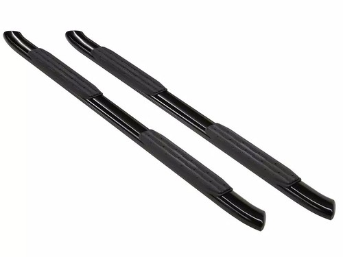 Ionic 5" Black Curved Fits 2007-2021 Toyota Tundra Double Cab Nerf Bars