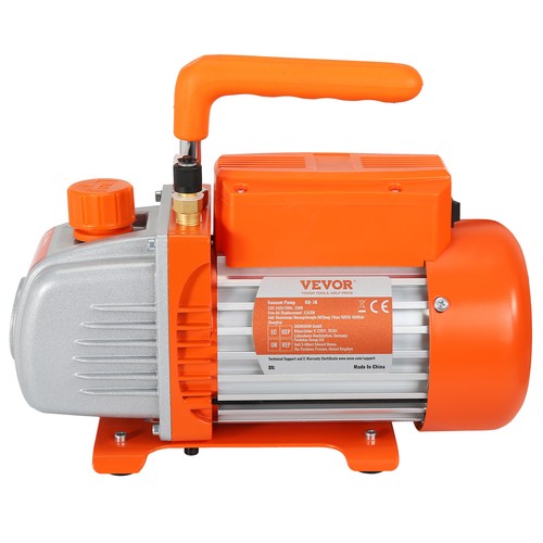 VEVOR Pompe à Vide Climatisation HVAC Frigoriste 100L/min 150W avec Jauges Tuyau - Afbeelding 10 van 12