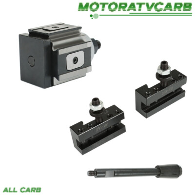 ALL-CARB AXA 250-100 Set Piston Type Quick Change Tool Post Holder Swing Dia 12''