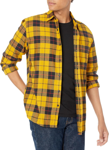 Men'S Long-Sleeve Flannel Shirt (Available in Big & Tall)