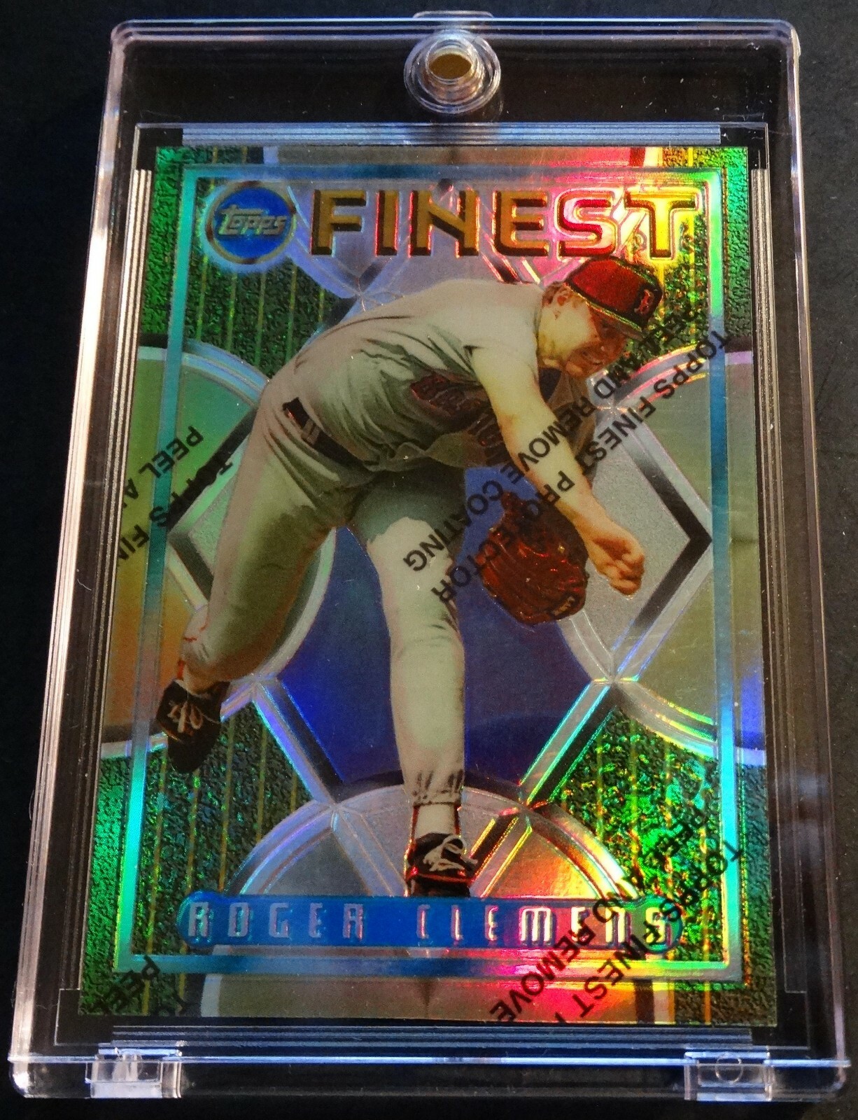 1995 ROGER CLEMENS TOPPS FINEST REFRACTOR #185 BOSTON RED SOX (970)