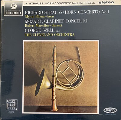 SAX 2536  Columbia Ed.1 MOZART CLARINET CTO MARCELLUS SZELL NM/NM