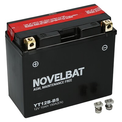 AGM Motorradbatterie YT12B-BS Novelbat Yamaha FZS 600H Fazer RJ021 Bj 98-01