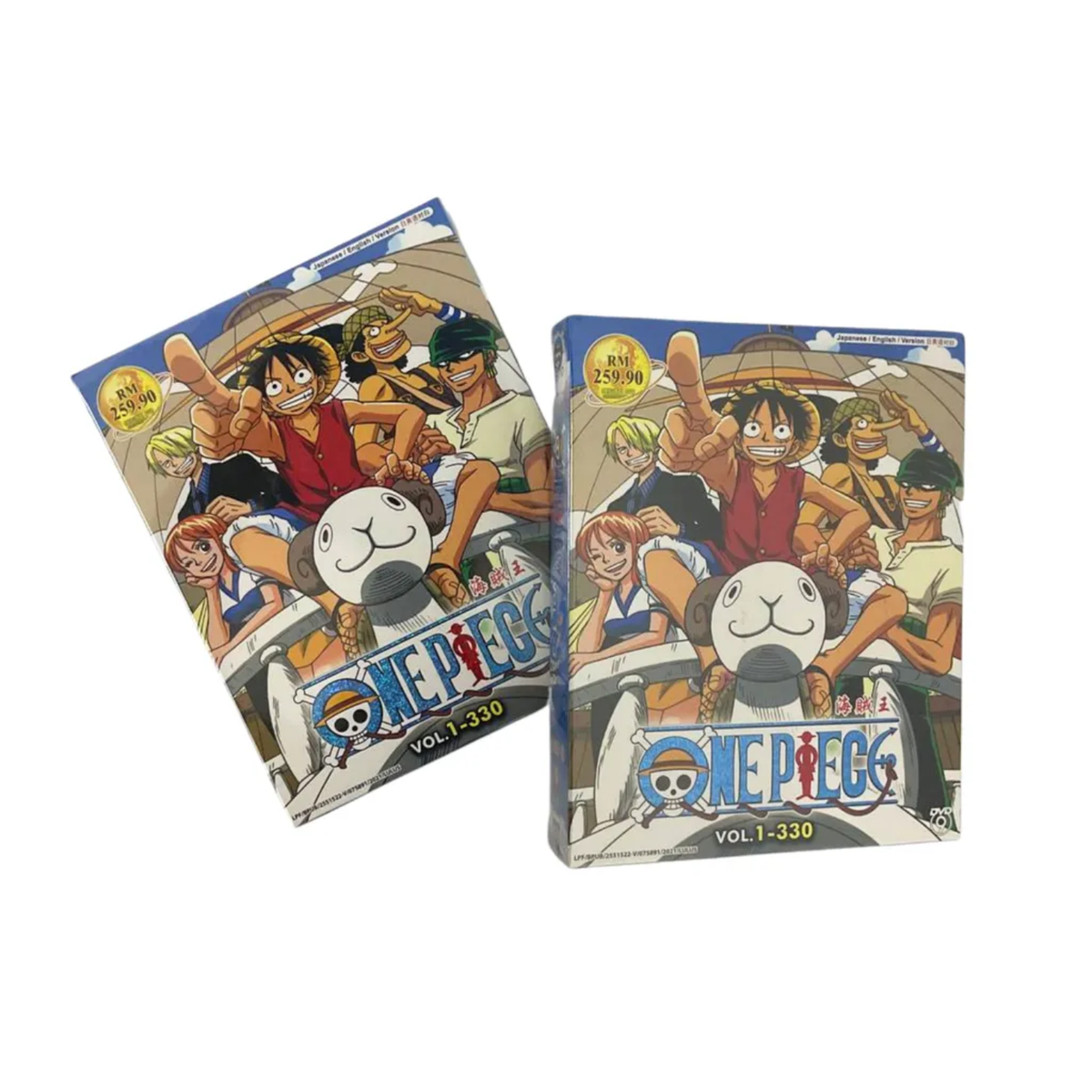 One Piece Anime DVD (Box 1) Vol. 1-330 -All Region English Dubbed