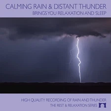 Calming Rain & Distant Thunder - Nature Sounds CD - Relaxation & Sleep - Used