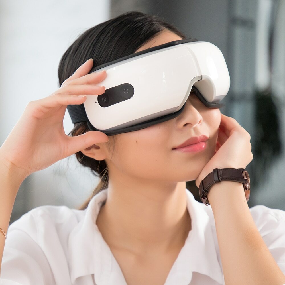 Appareil de massage des yeux isee4X 4D pour se détendre après le travail sur écran