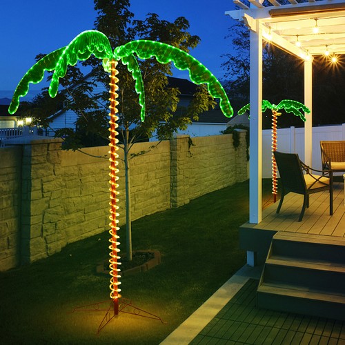 Outdoor Lighted Palm Tree Decorations Shelly Lighting