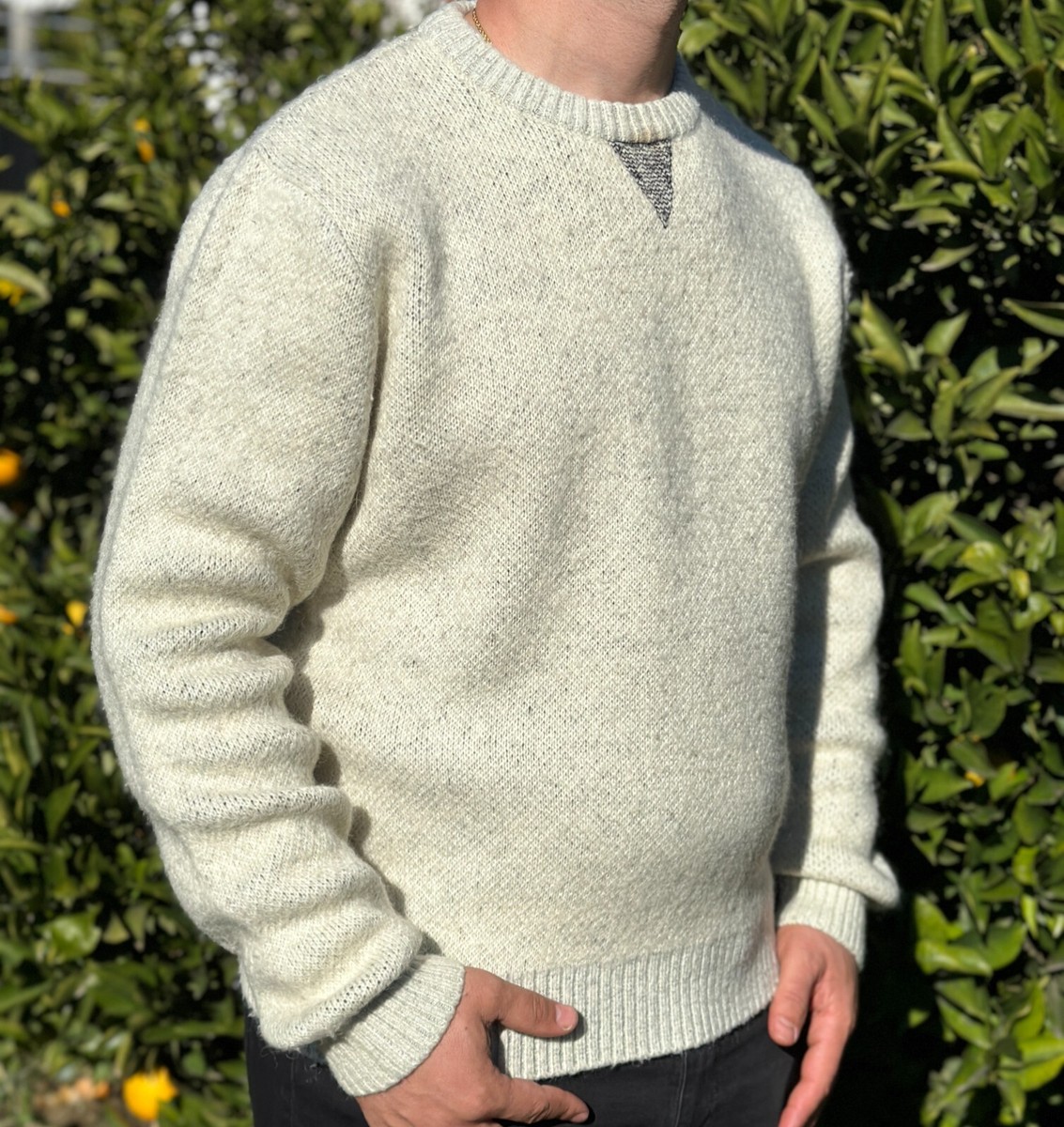 トップス STUSSY 8Ball Mohair Sweater 2939 Stussy 8 Ball Heavy Brushed Mohair Knit Sweater Ivory White