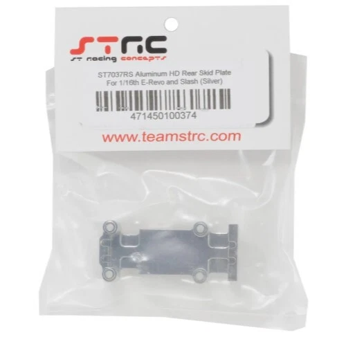 STRC Aluminum Rear Heavy Duty Skid Plate for Traxxas E-Revo/Slash ST7037RS - Image 2 of 2
