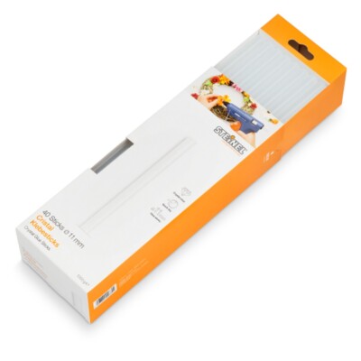 STEINEL Klebesticks Ø 11mm Cristal 40 St Transparent für Gluematic 5000 u. 3002
