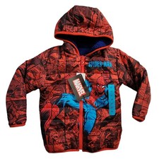Marvel Spider-Man Kids Reversible Jacket Size 4T, 3T or 2T