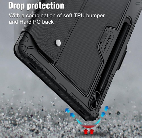 Nillkin Galaxy Tab S7 Fe , S8 Plus S7 Plus 5G Case With Keyboard Backlit 12.4” - Photo 5/10