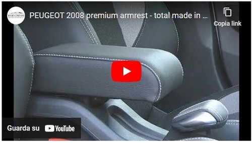 Peugeot 2008 2013-2019-Mittelarmlehne Mod.DESIGN+weiße Nähte-Armsteun-Armauflage - Bild 4 von 4