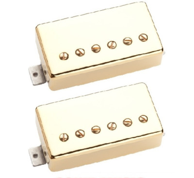 Seymour Duncan Saturday Night Special Humbucker Guitar Pickup Set Gold Covers