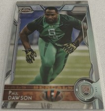 2015 Topps Chrome Football Paul Dawson Cincinnati Bengals Refractor Rookie #175