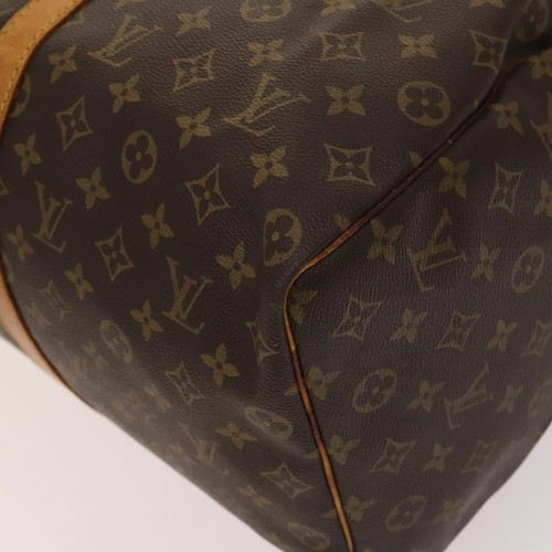 LOUIS VUITTON Monogram Keepall 50 Boston Bag M41426 LV Auth 124136 - Imagen 10 de 21