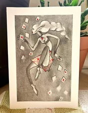 Original pencil and ink illustration