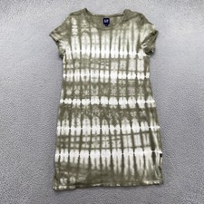 GAP Green Tie Dye Tunic Short Sleeve Dress in Women’s Size Large