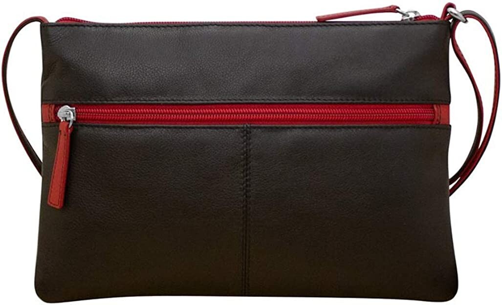 ili New York 6028 Black and Red Leather Women's multi