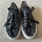 Valero Black Sequin Hip Hop Dance Shoes Size 4 — photo 1