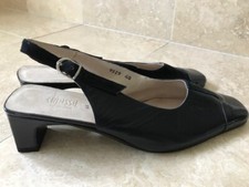 Chrissie Womens Slingbacks Sz 40 Dark Blue