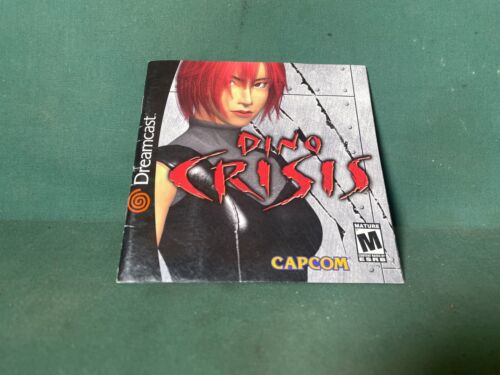 Dino Crisis SEGA Dreamcast Instruction MANUAL ONLY NO GAME