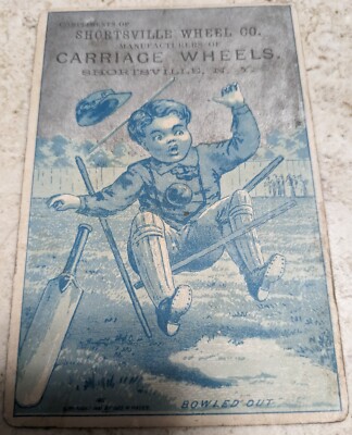 *RARE* VICTORIAN TRADE CARD SHORTSVILE WHEEL CO. CARRIAGE WHEELS  SHORTSVILLE NY | eBay