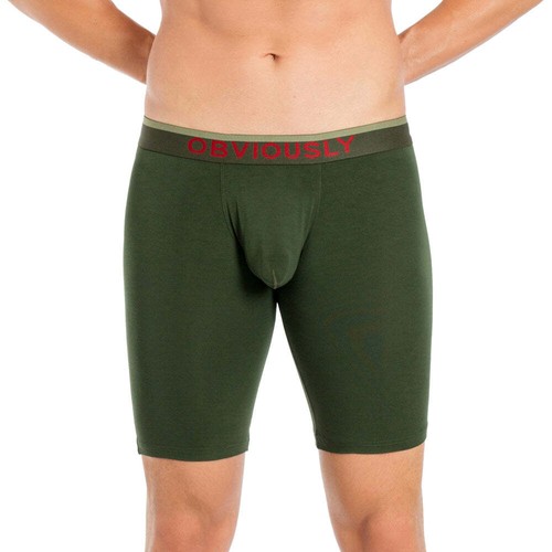 Obviously Apparel Freeman Boxer Brief 9" Leg 90% Bamboo Rayon 10% Lycra - Picture 16 of 17