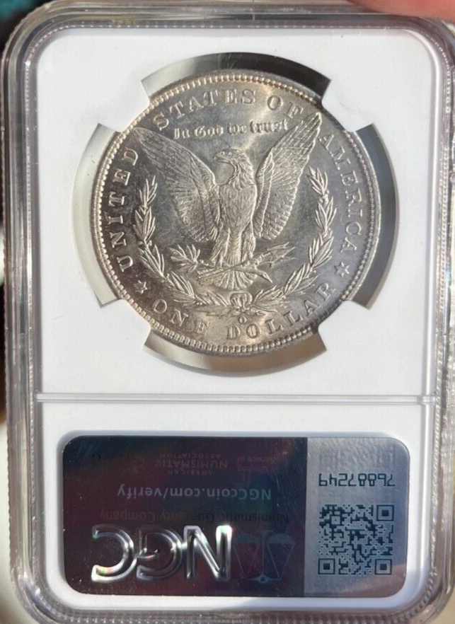 1889-O Morgan Silver Dollar NGC MS62.  Freshly Graded - Image 4 of 4