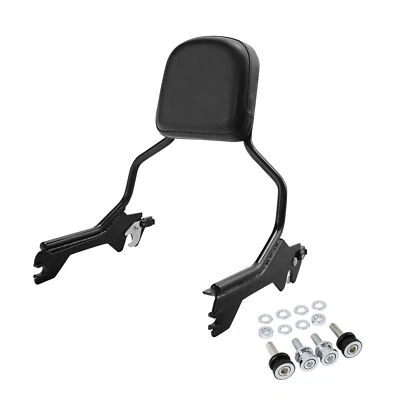Black Sissy Bar Backrest Docking Hardware Fit For Harley Fat Boy Breakout 18-25 - Bild 1 von 4