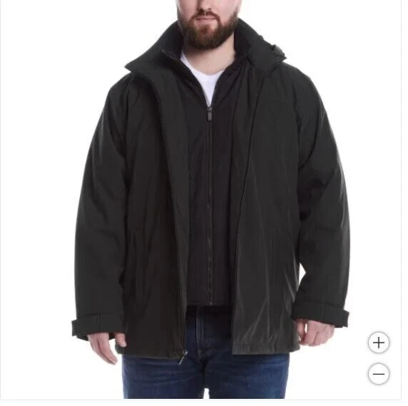 Men's WEATHERPROOF ULTRA STRETCH TECH Jacket Full Zip Coat , L