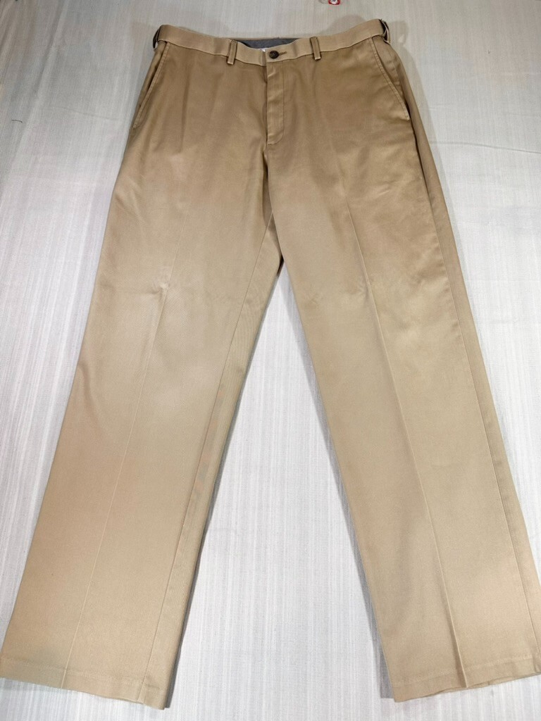 Haggar Classic Fit Premium No Iron Khaki Dress Pants Men's 36x34