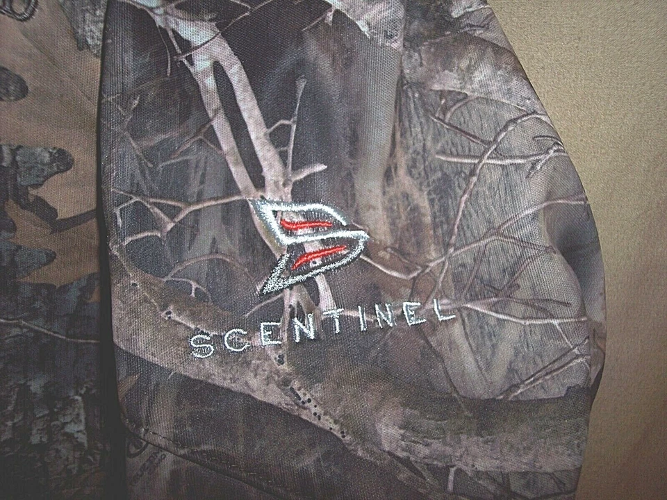 Mens Large Camo Jacket Fleece Hunting Jacket Non Insulated Kanati Camo Scentinel - Image 3 of 4