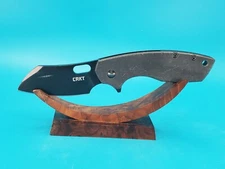 CRKT Pilar Large Frame Lock Flipper Knife Black G-10 (2.62" Black D2) 5315GKD2