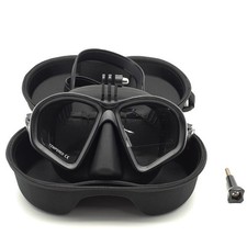 Low Volume Freediving Mask Snorkeling Goggles GoPro Mount Scuba Diving Gear UK
