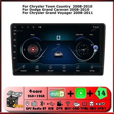 9''Android Autoradio Carplay GPS SATNavi DAB for Chrysler Grand Voyager 2008-2011