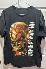 2018 Five Finger Death Punch World Tour Black T-Shirt Men s Size Large Pre-Owned