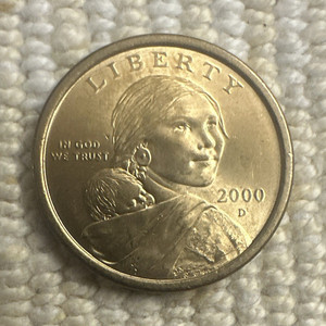 2000-D Denver Sacagawea Native American $1 Dollar Coin - Uncertified