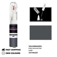 FÜR VOLKSWAGEN ANTHRAZIT LV7F Ausbesserungslackstift Pinsel Fix Kit Kratzer C...