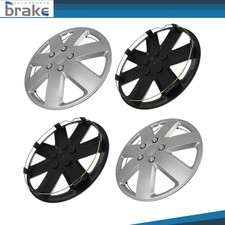 Set Of 4 Silver 16 Wheel Covers Snap On Full Hub Caps Fit R16 Tire Steel Rim Set Of 4 Silver 16 Wheel Covers Snap On Full Hub Caps Fit R16 Tire Steel Rim