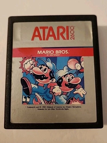 Mario Bros. (1983) Nintendo Atari 2600 Game Authentic Cartridge
