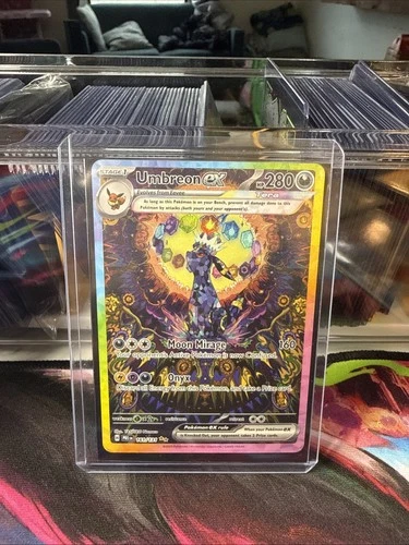 New ListingPokémon TCG Prismatic Evolutions Umbreon EX Card 161/131 SIR MINT 💎
