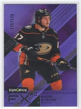 #FXR-MM 2021-22 Upper Deck Synergy FX Rookies Purple Mason McTavish RC 136/275