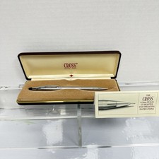 Cross Classic Century Mechanical Pencil .5mm Fluted Knurled Grip Chrome USA Made