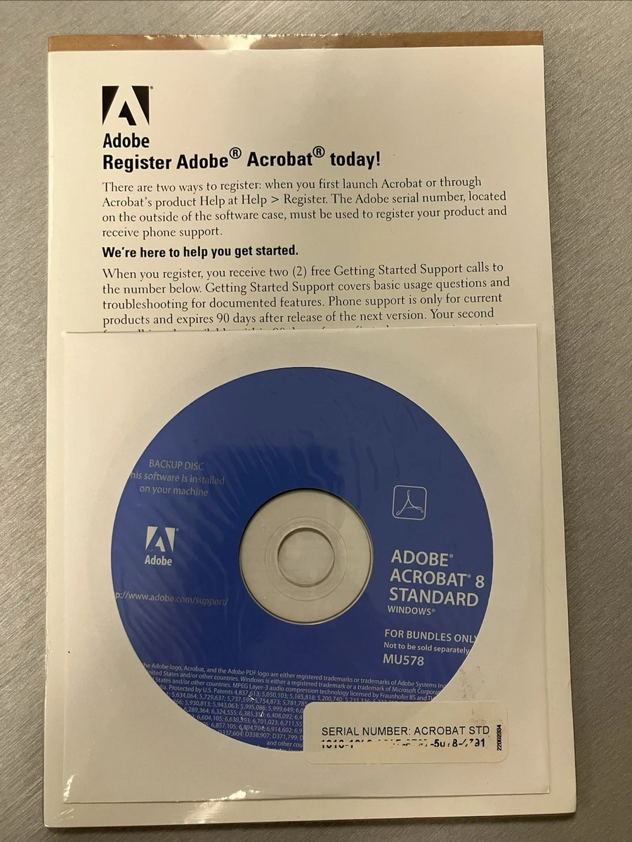 adobe acrobat 8 standard products for sale | eBay