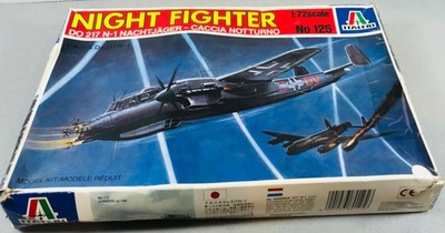 Italeri 1:72 Night Fighter DO 217 N-1 No 125 Model Kit Complete