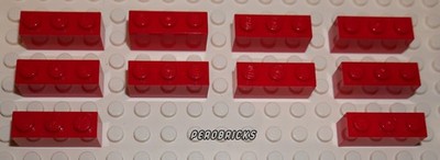 Lego Basic 10 Steine 1x3x1 #3622 rot (Beispielfoto)