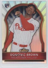 2011 Topps Finest Refractor 150/549 Domonic Brown #67 0f8