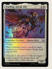 Starling, Aerial Ally Marvel's Spider-Man Foil MTG NM