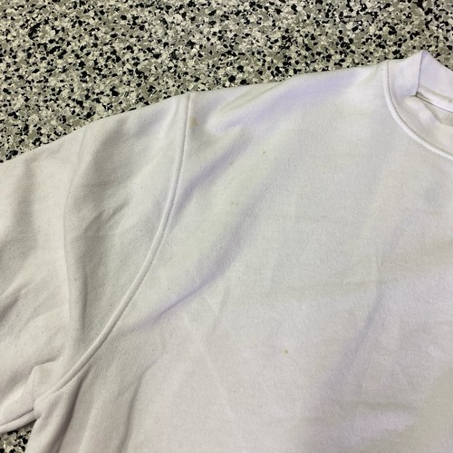 Sudadera vintage Nike pequeña a cuadros Swoosh blanca cuello redondo mediana - Imagen 2 de 5